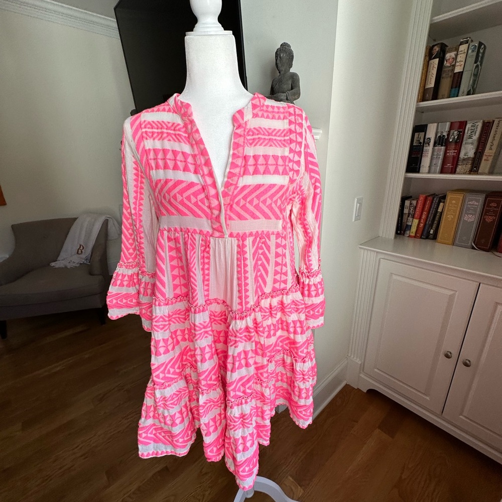 DEVOTION Ella Zigzag Pattern Dress